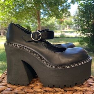 Dolls Kill / Delia’s Dark Animal Behavior Chunky Platform